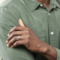 Bague Mollie Acier Blanc -Bijouterie Pas Chère MIDHBW0071 model2