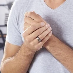 Bague Acier Noir -Bijouterie Pas Chère MIDHNW0024 model0